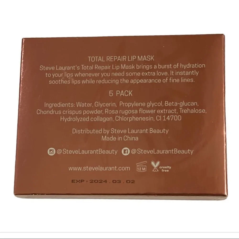 Steve Laurant's Total Repair Lip Mask (5) - New in Box